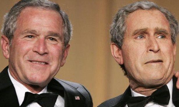 جورج بوش و شبيهه