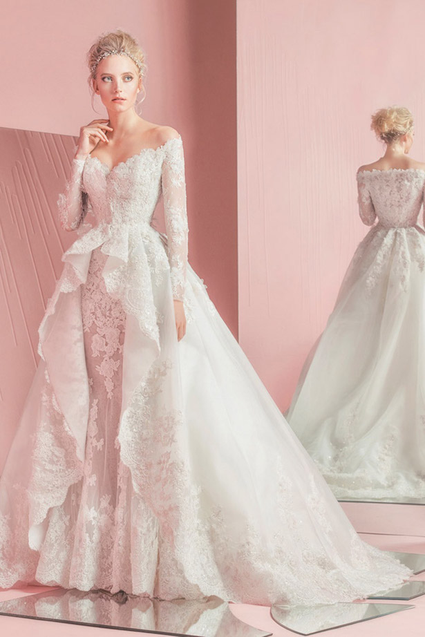 zuhair-murad-spring-summer-2016-bridal-off-the-shoulder-long-sleeves-sheath-wedding-dress-with-overskirt-ball-gown-train-patsy