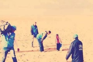 العثور على طفل سورى وحيداً فى الصحراء