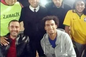 بعد مباراة كرة قدم جمعت بينهم احمد السقا ينشر صوره مع نجوم مسرح مصر على انستجرام