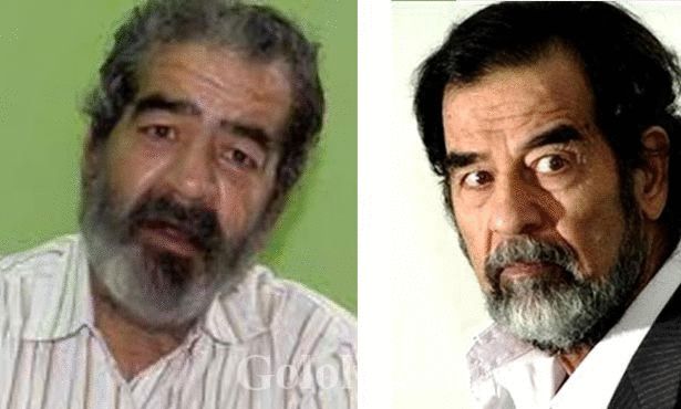 صدام حسين وشبيهه